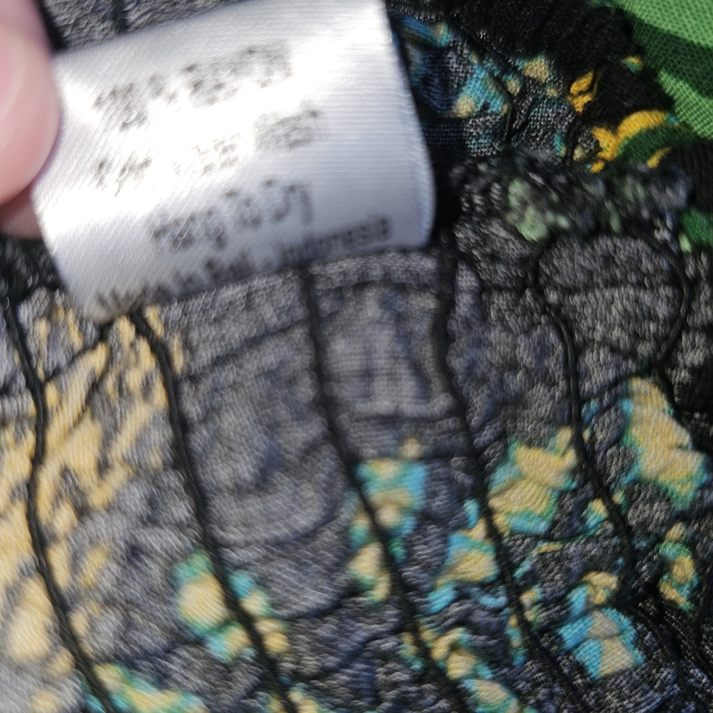 Island Planet Women's Colorful Tropical Print Leisure Palazzo Harem Pants Sz XS - Picture 7 of 7